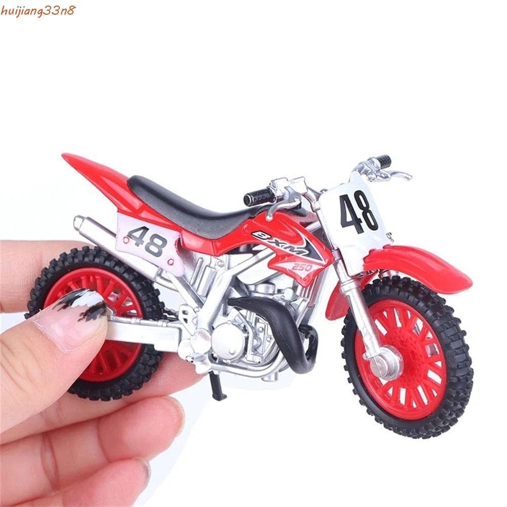 Modelo De Motocicleta HUIJIANG , Brinquedo De Motocross De Liga De Coleção De Simulação Metal De Corrida De Imitação