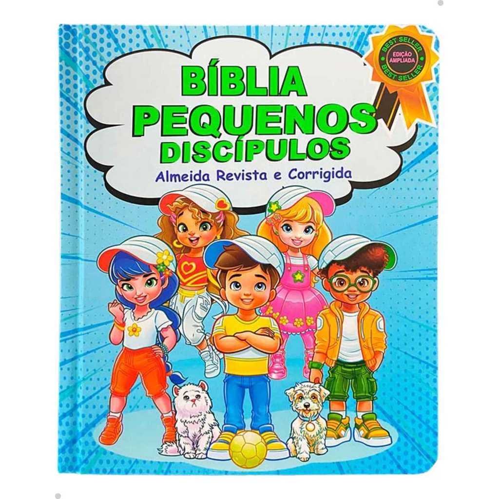 Bíblia Infantil Pequenos Discípulos ARC Para Ensinar a Palavra às Crianças