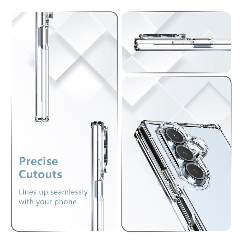 Capa Capinha Acrilica Clear Premium Antishock Para Samsung Galaxy Z Fold 8 / Fold 8 Ultra