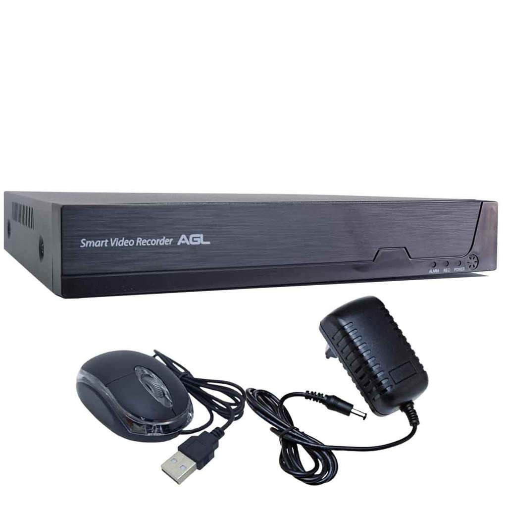 Gravador Híbrido AGL 1204 HVR – 4 Canais, HVR 1080N, Full HD