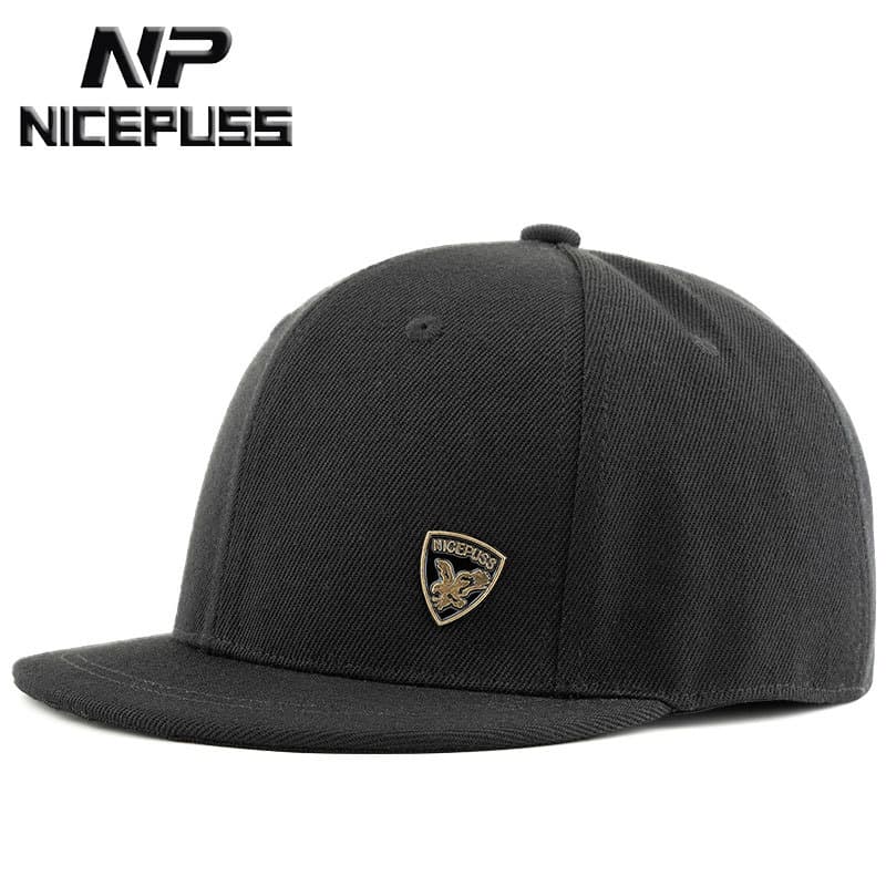 NP chapéu de aba curta masculino, boné de rua com vedação traseira, boné de beisebol totalmente fechado, versão coreana,