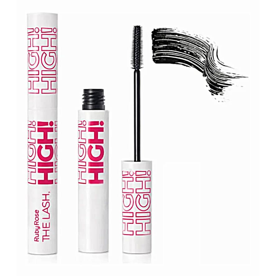 MASCARA DE CILIOS THE LASH HIGH VOLUME E DEFINIÇÃO RUBY ROSE