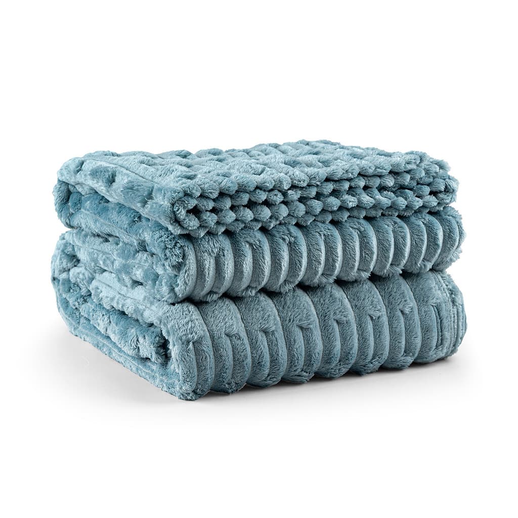 Manta Queen 320g/m² Coberta Antialérgico Flannel Cobertor Grosso Macio Inverno 2,40m x 2,20m Polar