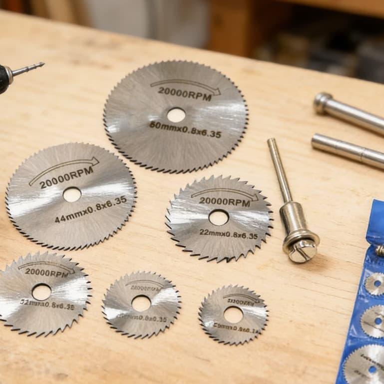 Kit Mini Disco Serra Circular Micro Retifica Furadaira Profissional
