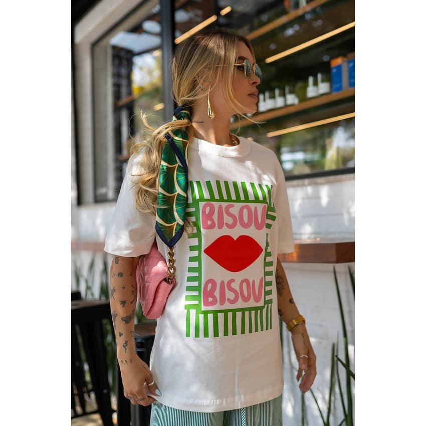 Camiseta Premium em Algodão Puro Blusa Oversized Camiseta  Feminina Max T-shirt