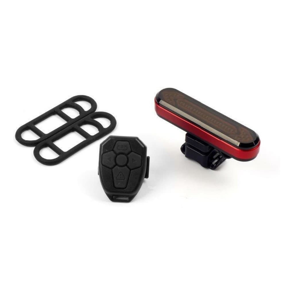 Pisca Traseiro Bike Seta Luz De Freio Com Controle S/fio Usb