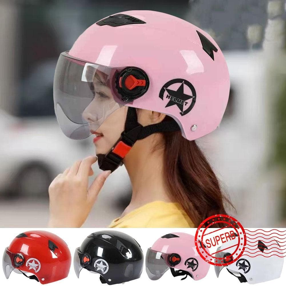 Capacete de Proteção Solar para Motocicleta, Bicicleta Elétrica, Masculino e Feminino G7i8 2LJE CCM7 2025 6941