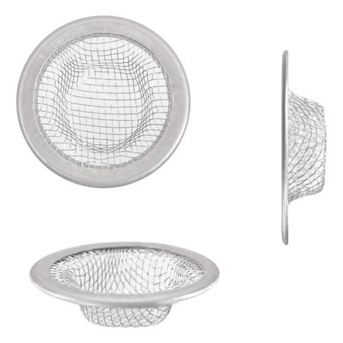 Kit 5 Ralos Inox Pia Lavatório Tanque Tipo Japonês Peneira