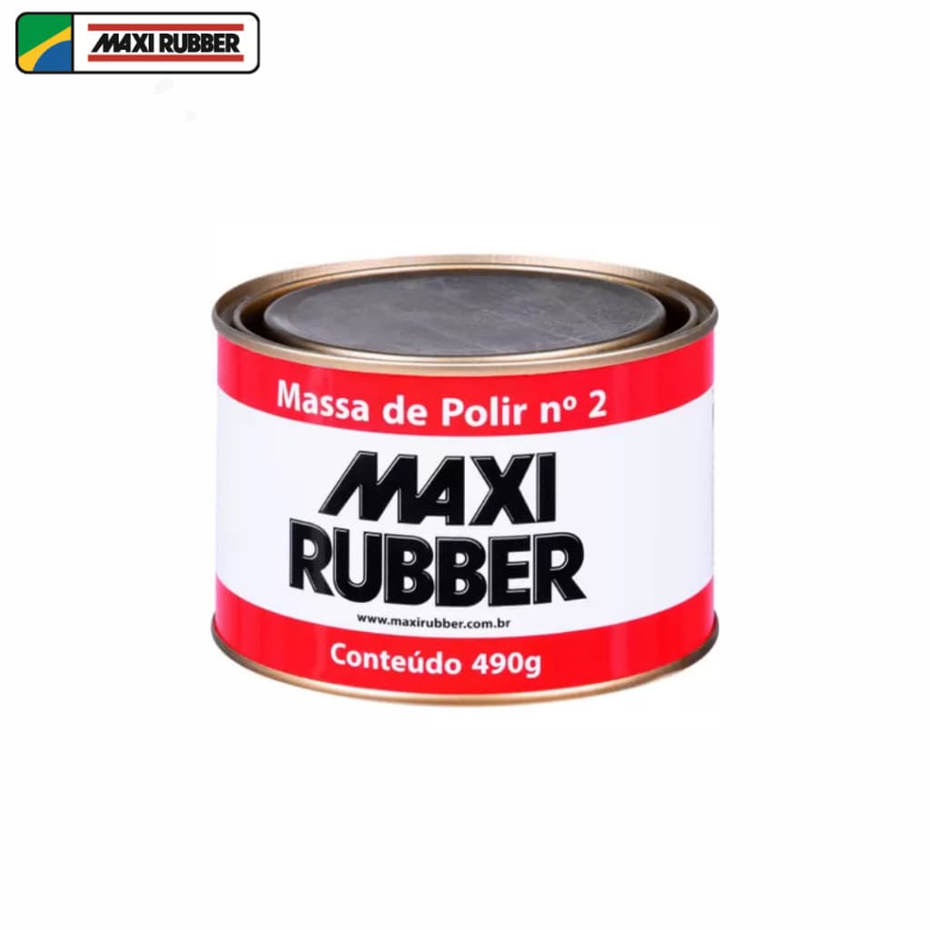 MASSA POLIR N2 490G MAXI RUBBER - (UNIVERSAL)