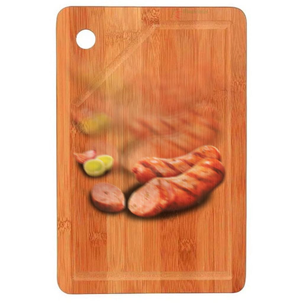 Tabua Corte Carne Madeira Bambu Churrasco Cozinha Mor 20x30