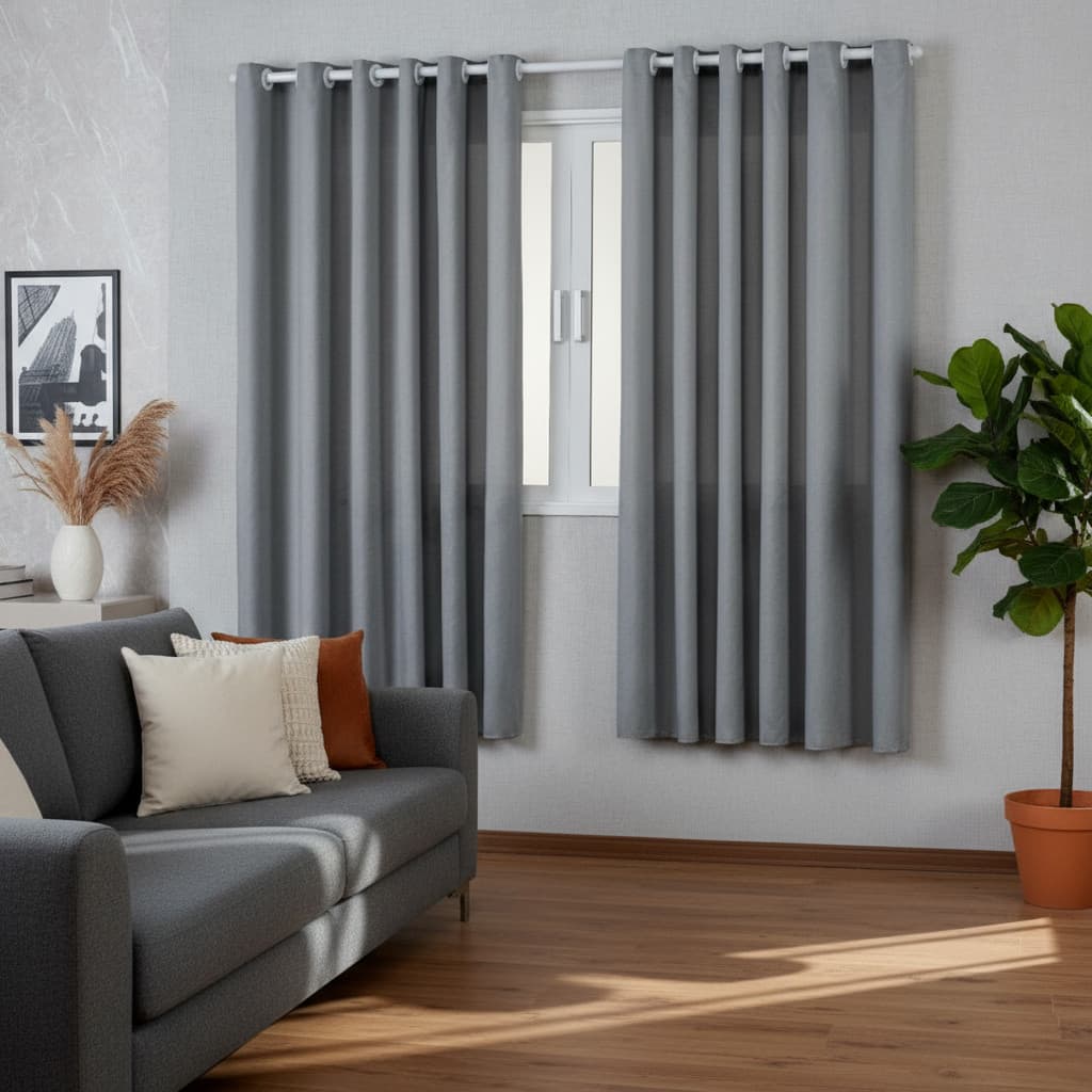 Cortina Luminosa 2,20x1,70 com Ilhós