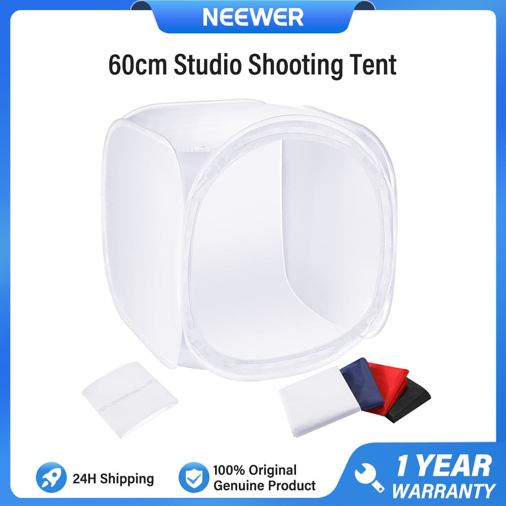 NEEWER 60cm Photo Studio Shooting Tent Light Cube Difusão Soft Caixa Kit