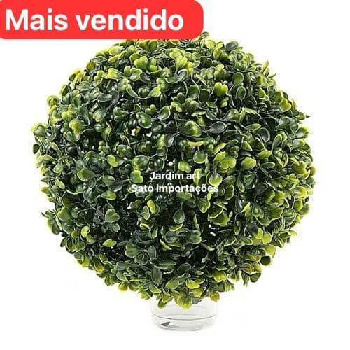 KIT 1/2/3 buchinho bola de grama artificial Pequeno  14cm buxinho