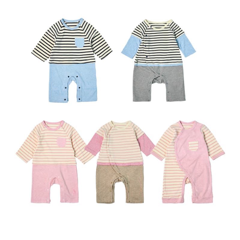 Exportado para o japão comércio exterior roupas infantis infantil primavera outono macacão de bebê meninos meninas macac