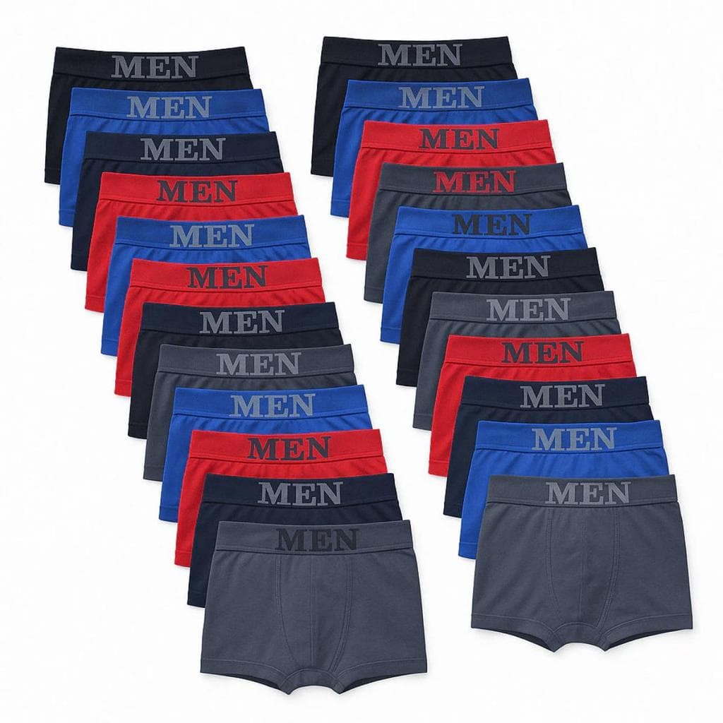 Kit 24 Cuecas Boxers Masculina Cueca de Microfibra Premium Confort  ou Kit 12
