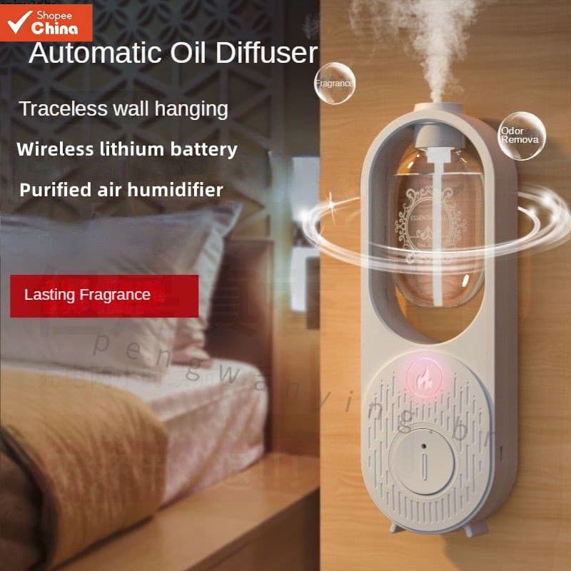 Difusor de Aroma, Purificador de Aroma, Spray de Aromaterapia Automático Inteligente, Difusor de Óleos Essenciais 5ZQ2