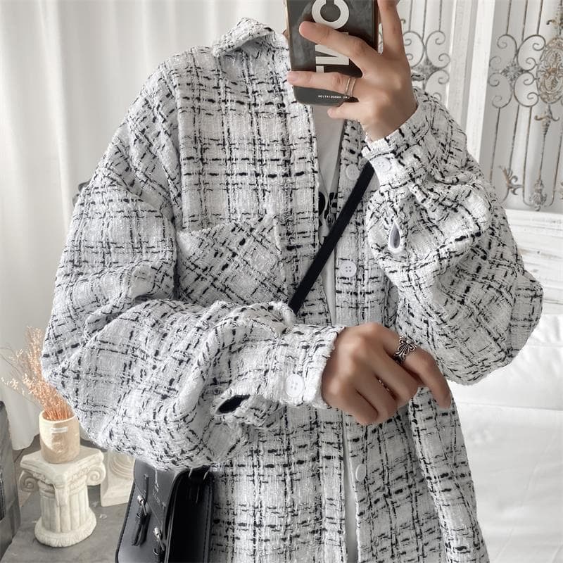 Camisa de rua frita jaqueta masculina na moda primavera outono jaqueta rua Wear estudante Puffer bonito jaqueta fina Har
