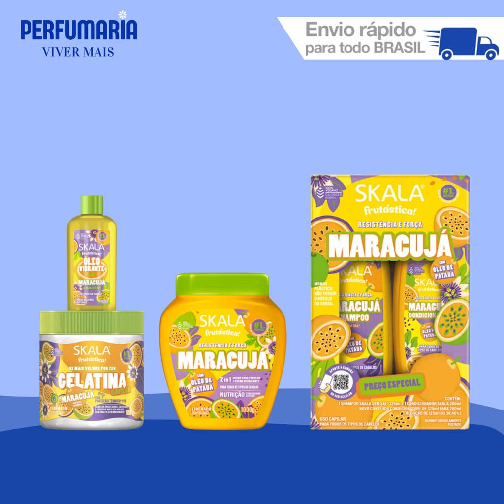 Kits Skala Frutástica Maracujá. (5 itens)