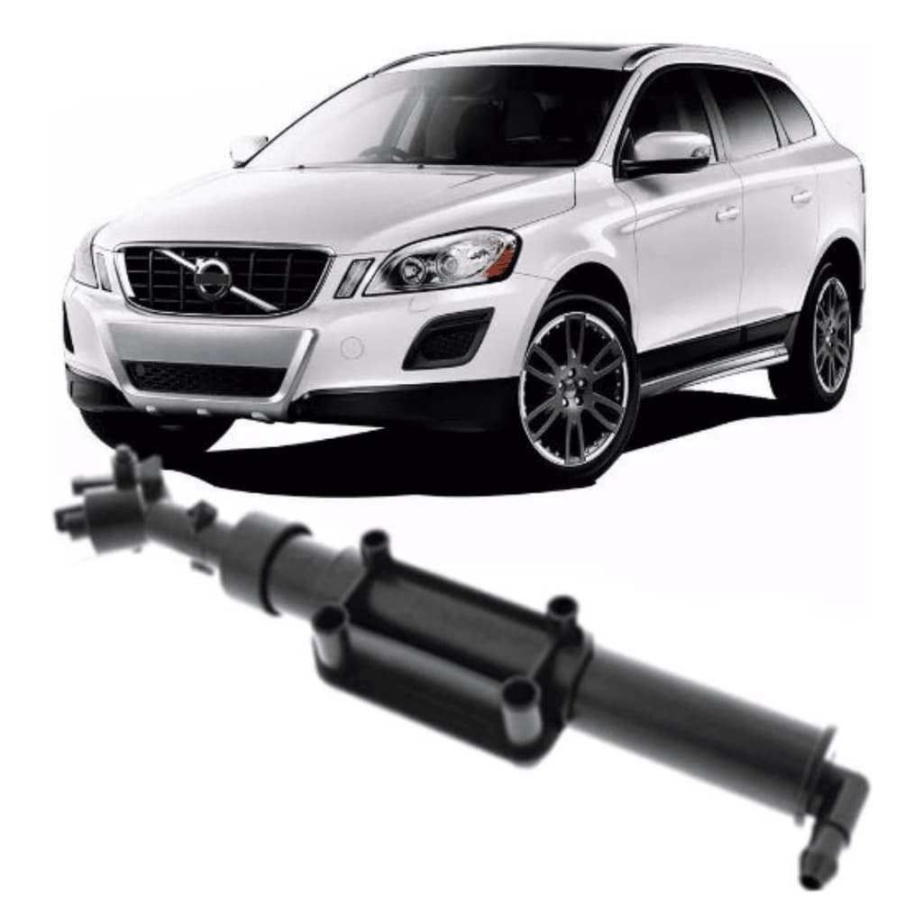 Esguicho do Farol Volvo XC60 2.0 e 3.0 T5 e T6 de 2009 a 2014 - Lado Esquerdo