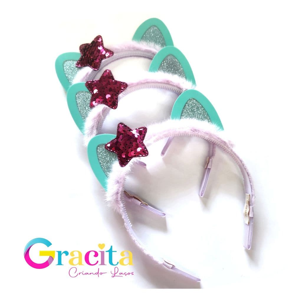 Tiara Orelhas Sereiata - casa mágica
