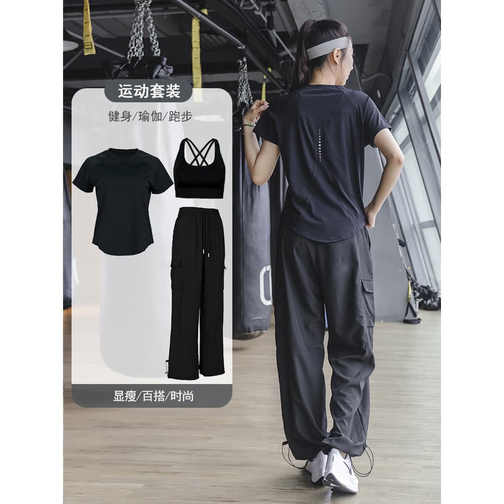 Jaqueta de Fitness feminina verão secagem rápida solta correndo terno esportivo 2025 novo estilo Yoga Wear topo fino man