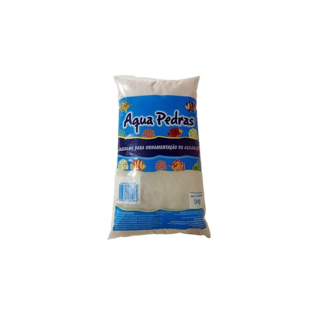 Substrato Areia Duna Fina 1kg nº 00 Aqua Pedras - Para Aquários