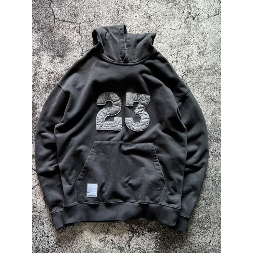 Americano Retro pesado Wear angustiado lavagem remendo bordado solto pulôver com capuz puro algodão moletom com capuz ja