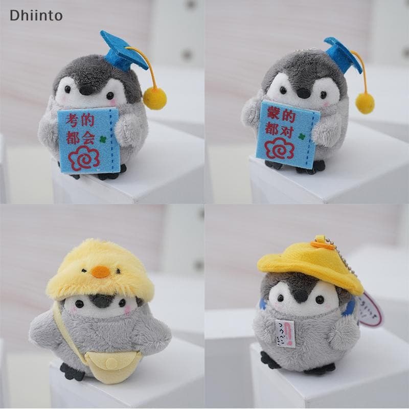 [Dhiint] Chaveiro De Pinguim De Desenho Animado Fofo Criativo Animal Brinquedos De Pelúcia Pingente Chaveiros Mochila Ac