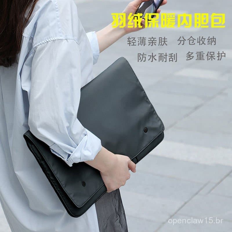 Capa para laptop, bolsa de armazenamento para iPad com múltiplos compartimentos, capa protetora à prova d'água para comp