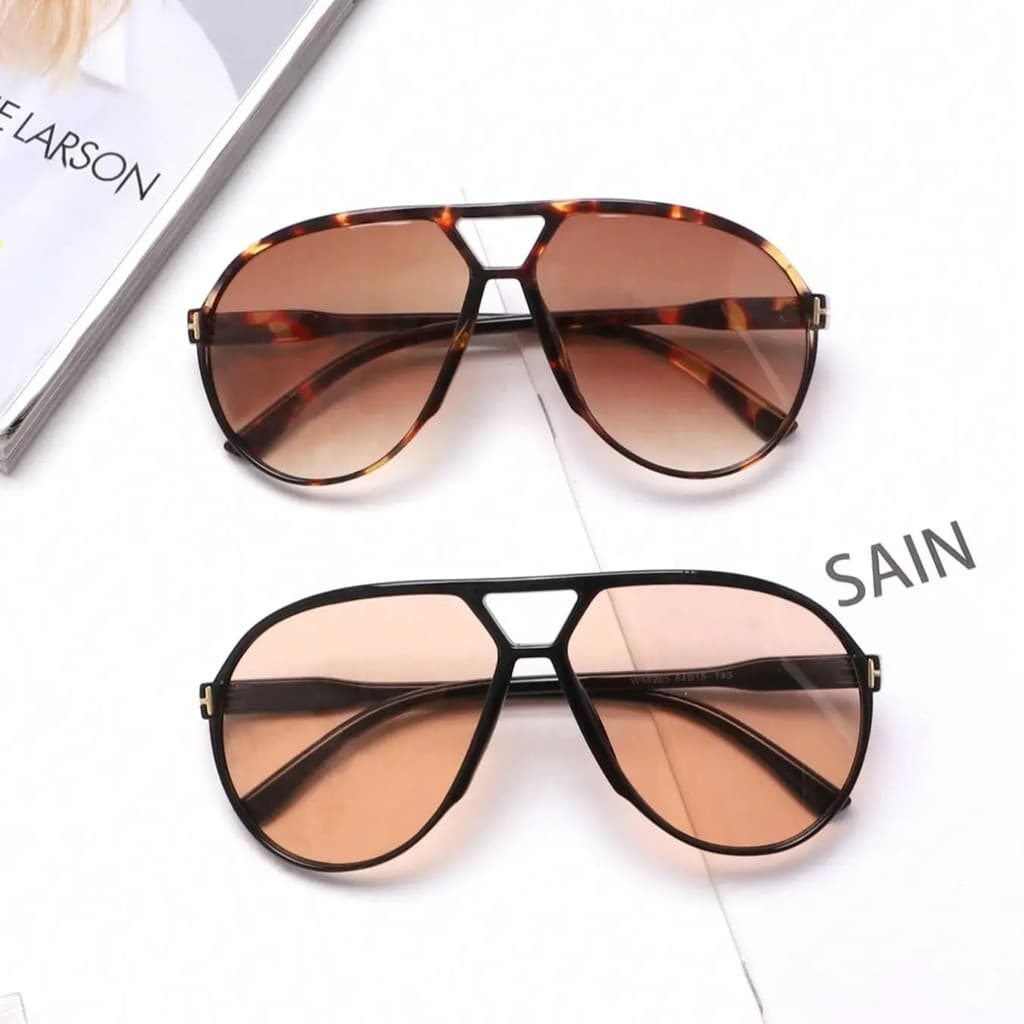 Novos Óculos De Sol Retrô Grandes Para Mulheres E Homens , De Designer Moderno , Proteção UV400 , Tons Elegantes De Esti