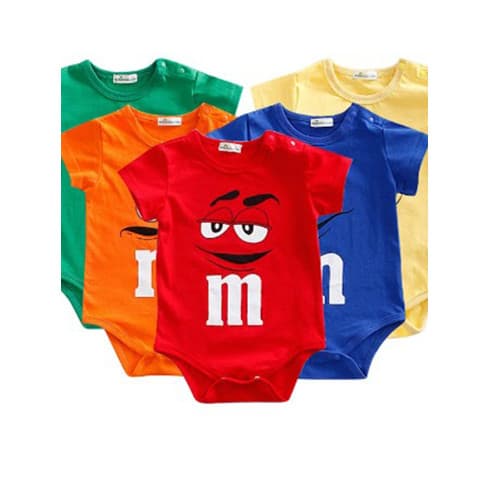 Estilo de verão bebê macacão infantil influenciador engraçado masculino feminino bebê Casual roupas esportivas de manga