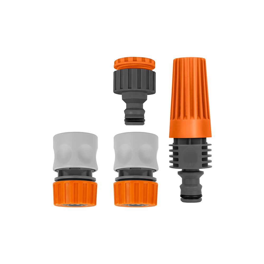 Conjunto com Engate Rápido e Esguicho para Mangueira de Jardim com 4 Peças Tramontina 78580610