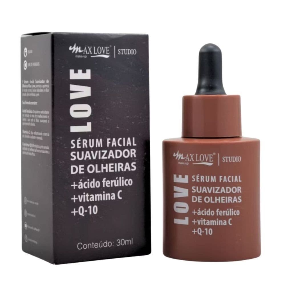 (V)✨ Sérum Facial Suavizador de Olheiras Max Love – Hidratação e Olhar Revitalizado