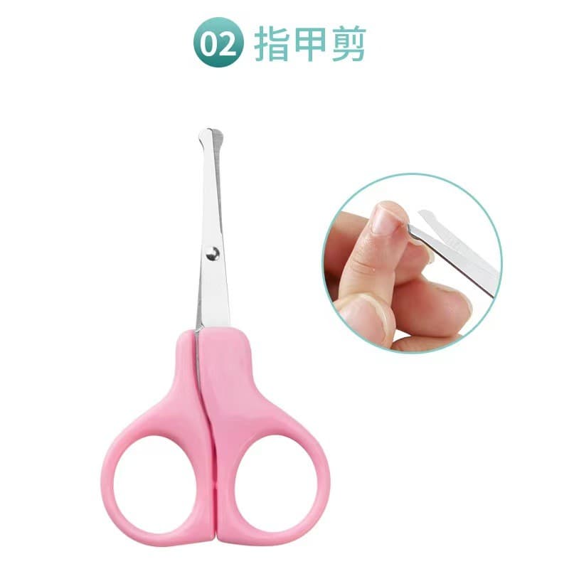 Arlinda Tesoura de cabelo de nariz de segurança de cabeça redonda de aço inoxidável/Tesoura de cílios postiços/Tesoura d