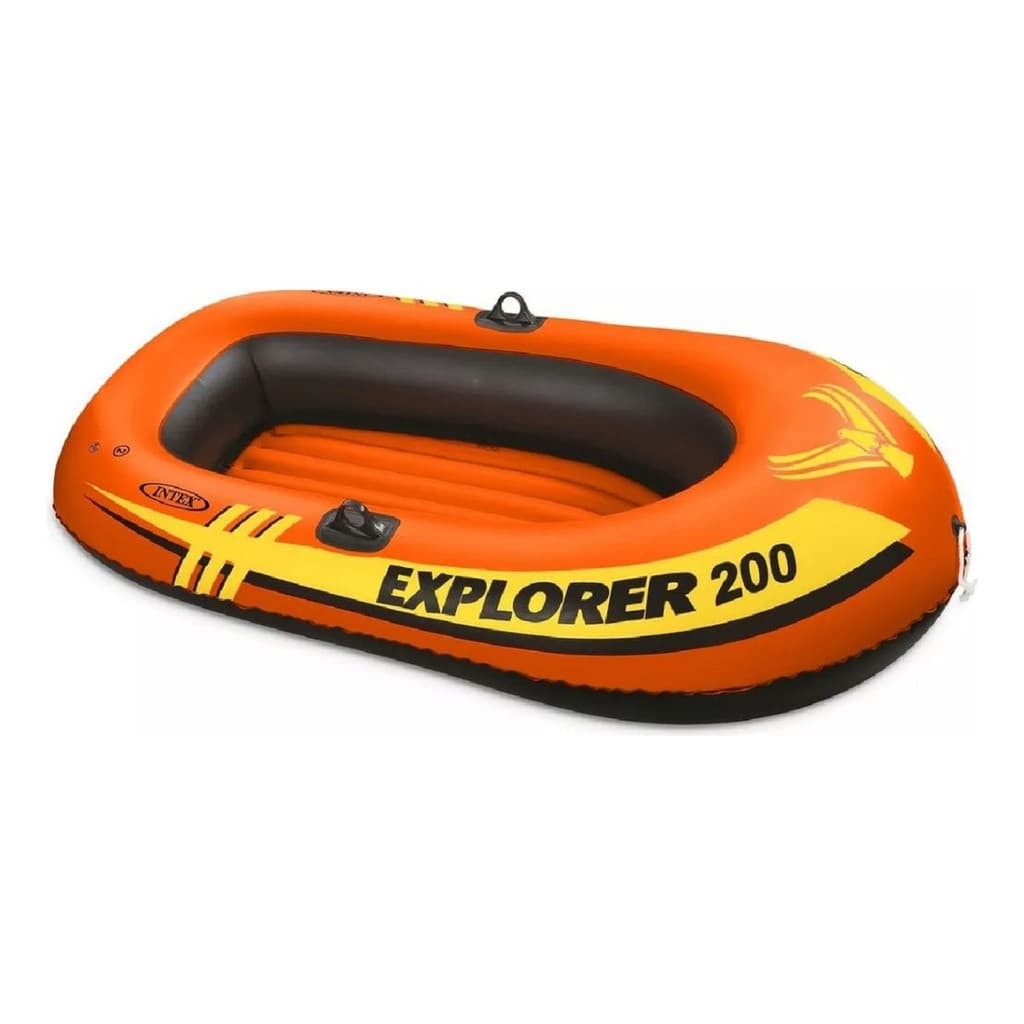 Bote Barco Inflável 2 Pessoas Resistente Para Piscina E Rio 95kg
