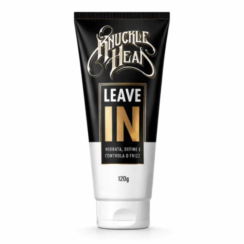 Leave-in Masculino knucklehead 120g Hidrata Define Controla Friz
