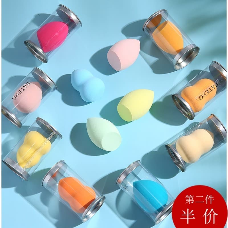 Almofada Super macia BB creme base líquida esponja cabaça beleza ovo molhado seco maquiagem algodão Puff lavagem rosto s