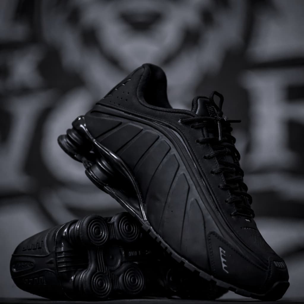 Tenis Masculino 4-Molas N/Z Casual Leve Preto Vermelho Mascilino Homen