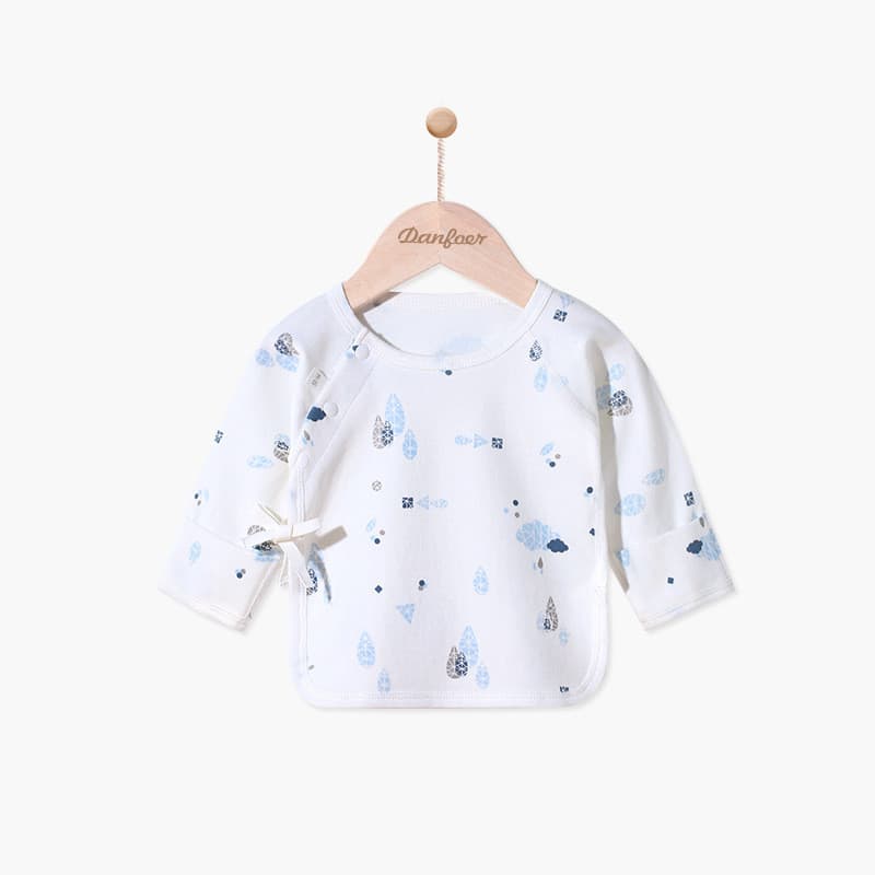 Little Denver Baby Lace-Up Top Recém-nascido Roupas de Algodão Puro Mês Completo Bebê Meia Costas Roupas Desossadas de M