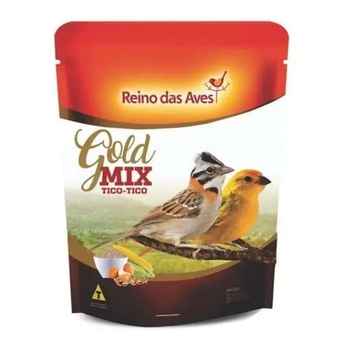 Gold Mix Tico-tico -  ração sabor Insetos - 500g