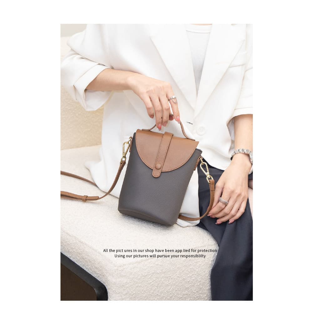 Bolsa feminina mensageiro pequena bolsa leve para celular feminina mensageiro High-End sentir senhoras celular pequena b