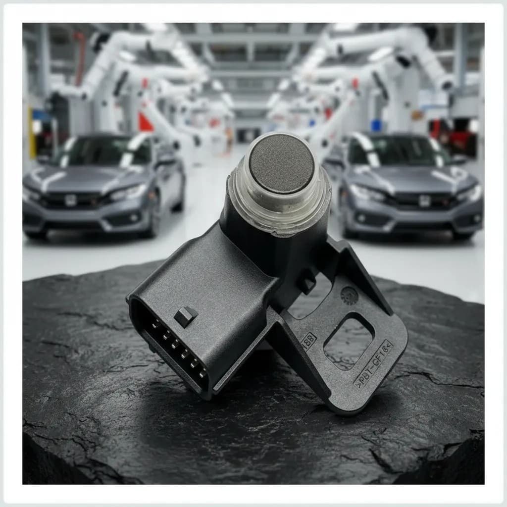 Sensor PDC Lateral Honda Civic G10 2017 a 2024 Cinza Escuro Estacionamento Ré Dianteiro Original
