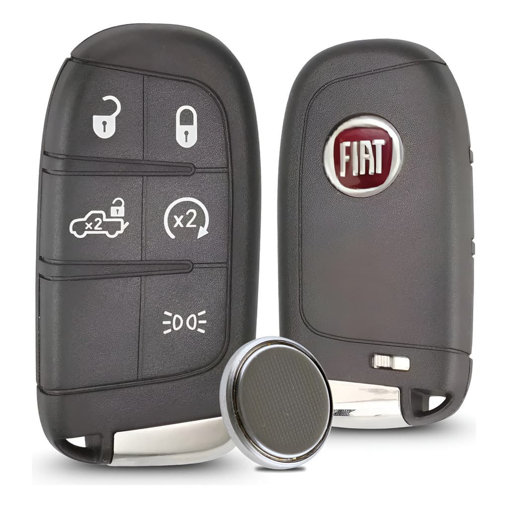 Chave Presença Fiat Toro Diesel 5 Botões Com Bateria