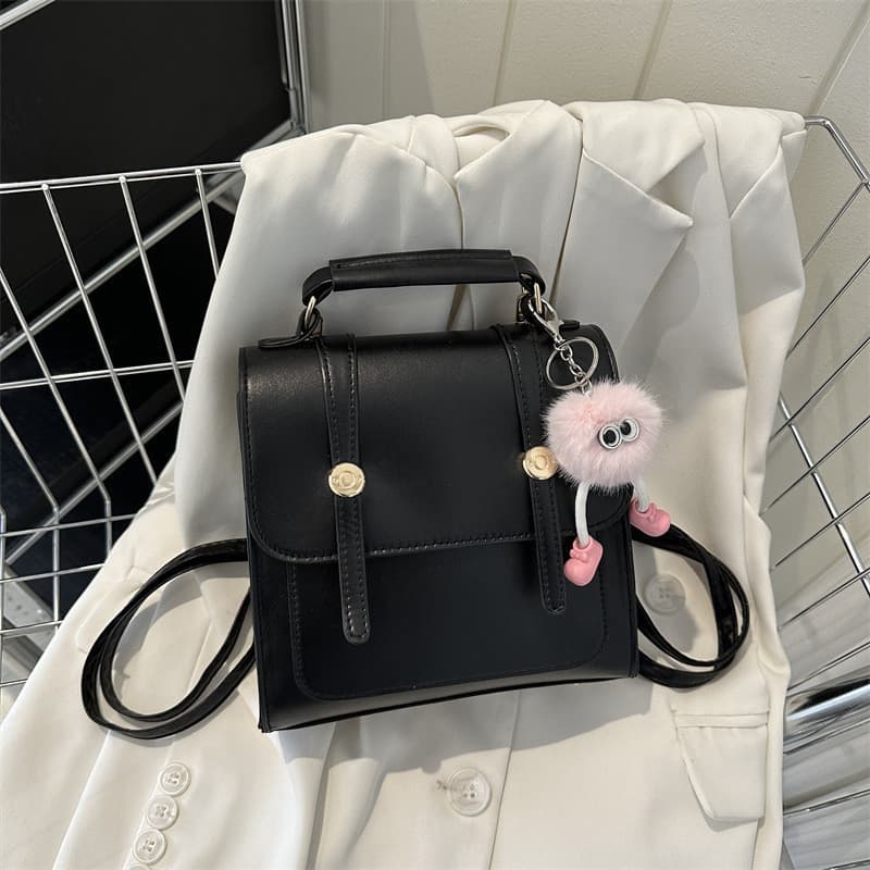 Simples mochila feminina estilo Preppy saco feminino 2025 novo estilo moda Casual bolsa de ombro pequena mochila