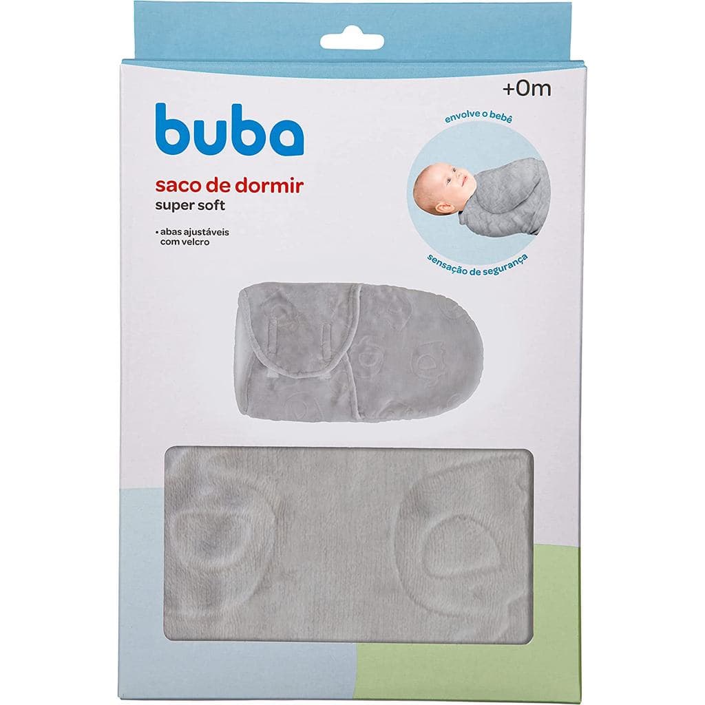 Saco de Dormir Baby Super Soft Cinza - Buba