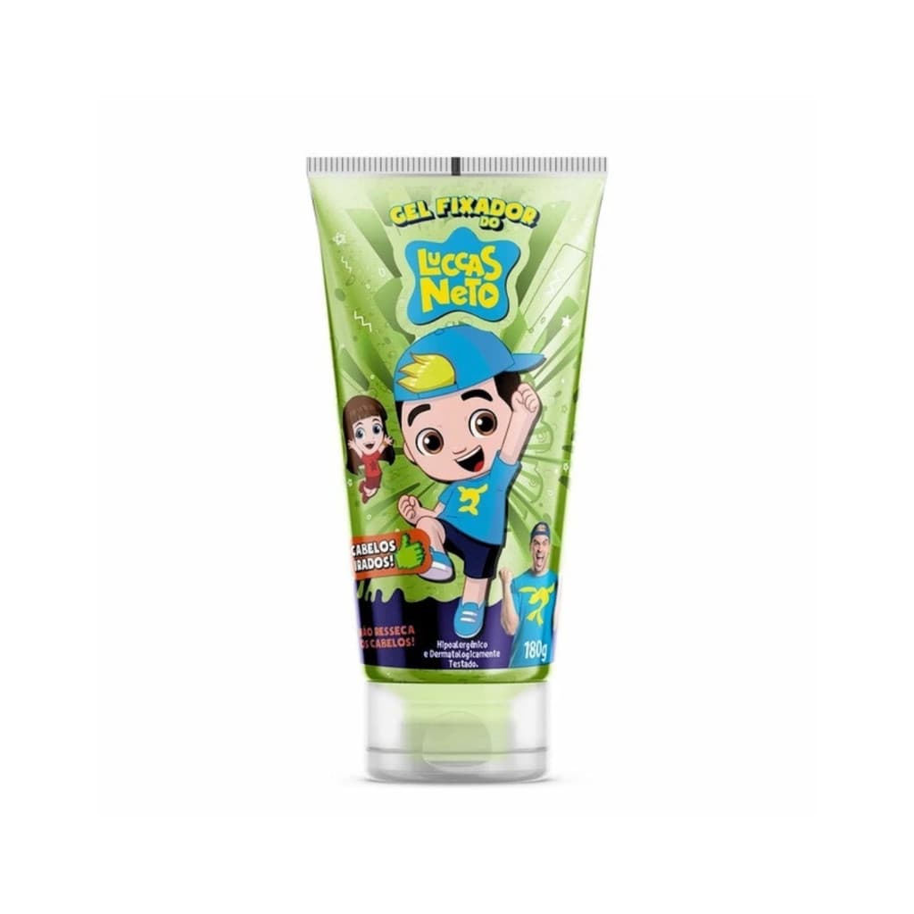 Gel Fixador Hidratante Infantil Para Cabelos Luccas Neto 180 g Cia da Natureza