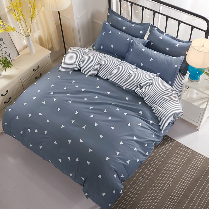 Conjunto De Lençóis De Cama Colcha Capa De Edredão Quatro Peças