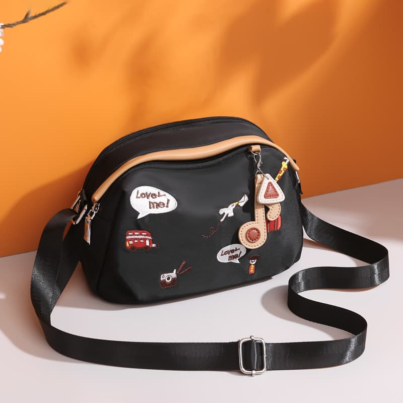 Senhoras saco de concha 2022 novo estilo de um ombro pequeno saco do mensageiro lona bolsa feminina moda All-Match à pro