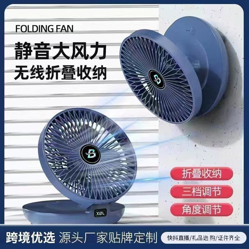 Venda direta de fábrica de pequenos ventiladores genuínos, recarregáveis por USB, adequados para uso em casa e dormitóri