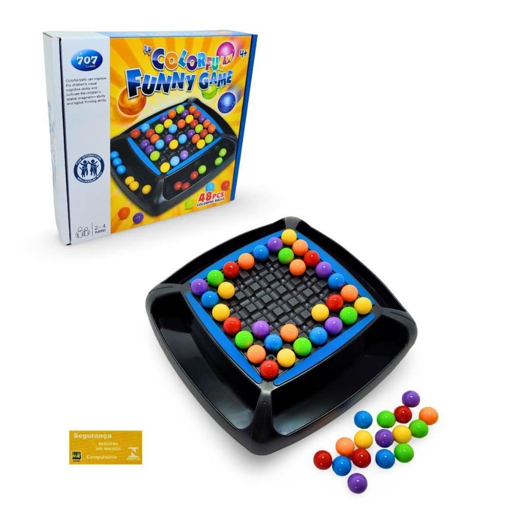 Jogo Encontro as Cores Novo Genio Nettoy Brinquedo Educativo de Estrategia e Raciocinio Logico